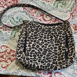Worthington Leopard print shoulder purse